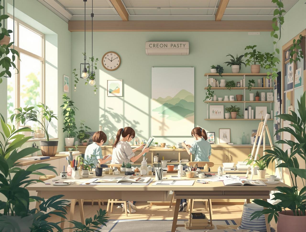 短剧在线看 - 品牌故事 短剧在线看品牌故事 - 动画工作室创作场景